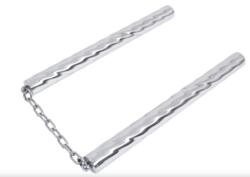 Nunchaku – Twisted Rustfrit Stål