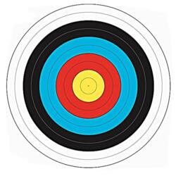 Skydeskive – Ø 40 cm 5stk