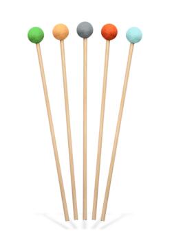 Træpile med Farvede Filtspidser