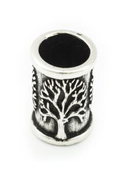 Skæg- og Hårperle med Livets Træ