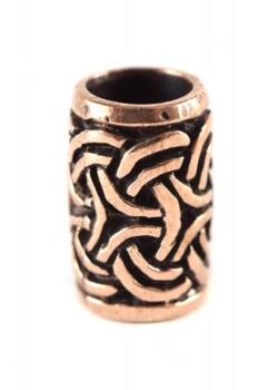 Skæg- og Hårperle med Keltiske Knuder