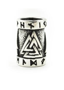 Valknut Viking Skæg- og Hårperle