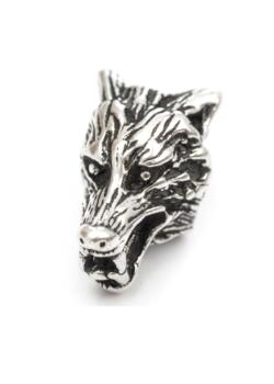 Skæg- og Hårperle i 925 Sølv – Ulvehoved