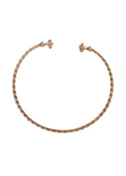 Snoet Keltisk Torc – Halsring i Bronze