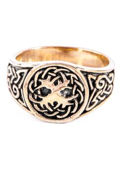 Keltisk Ring med Yggdrasil