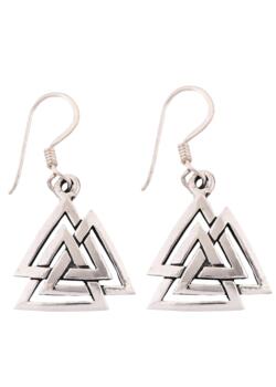 Øreringe med Valknut