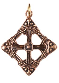 Viking kors vedhæng i bronze