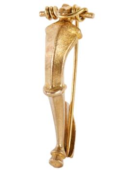 Trompetfibula i messing