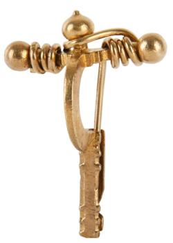 Armbrøstfibula i messing