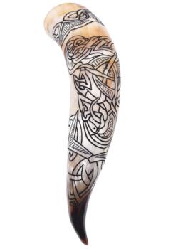 Vikingedrikkehorn – Fenrir motiv