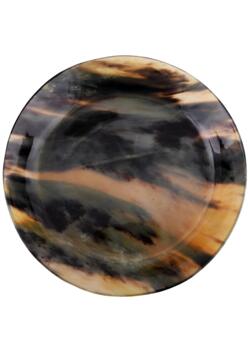 Tallerken i horn – ca. 20 cm