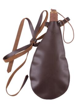 Læderflaske – ca. 0,5 liter