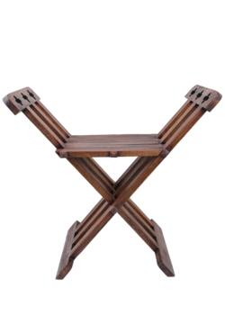 Middelalder foldestol i mangotræ