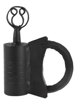 Hængelås i smedet jern