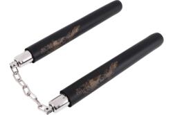 Nunchaku med dragemotiv