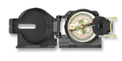 Metal kompas med lup