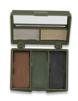 Camouflage ansigtsmaling med 5 farver