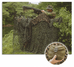 Camouflagenet i grøn