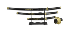 3 katanaer i sæt – klassisk sort