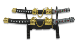 Mini katana sæt med 2 stk