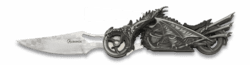 Foldekniv med motorcykel design