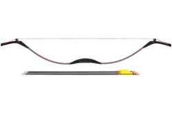 Traditionel kinesisk bue med 3 pile