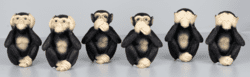 Wise Monkey figur