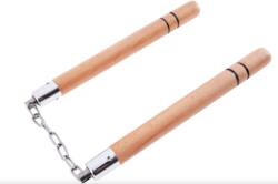 Nunchaku i træ med kæde