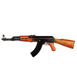 AK-47 med fast kolbe replika