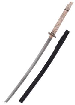 Katana Inmortal med elfenbenslook håndtag