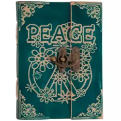 Læderjournal "Peace"