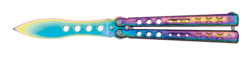 Butterfly træningskniv Rainbow – farverigt design