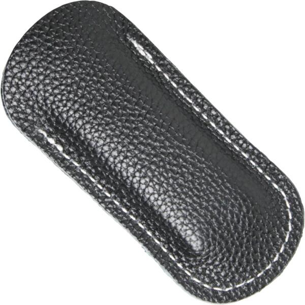 Slibesten med Læderetui