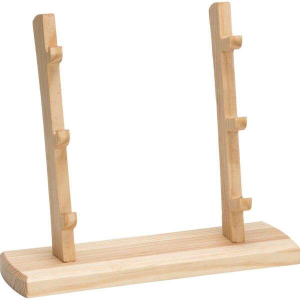 Træstander til 3 knive