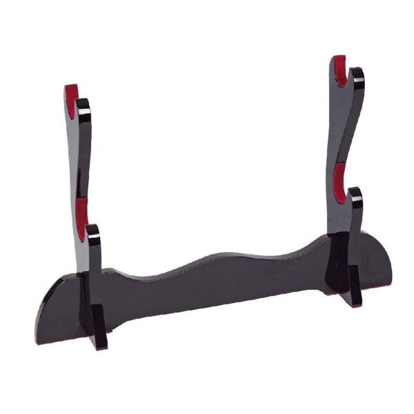 Bordstander – Sort Højglans Træ