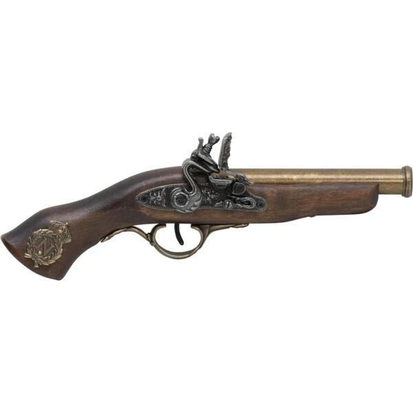 Kompakt Pistol med Træskaft