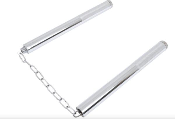 Nunchaku – Stål med Kæde