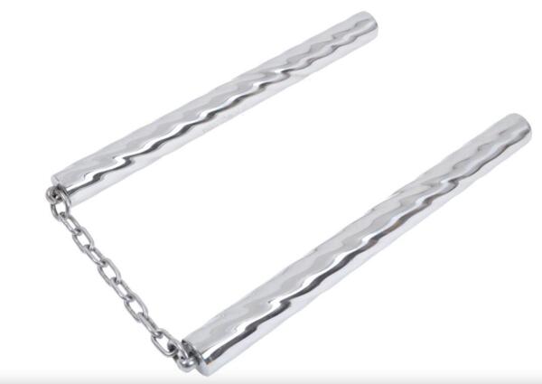 Nunchaku – Twisted Rustfrit Stål