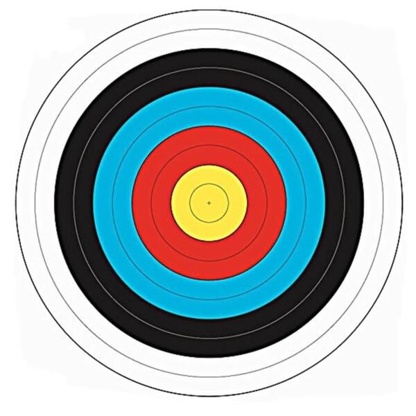 Skydeskive – Ø 40 cm 5stk