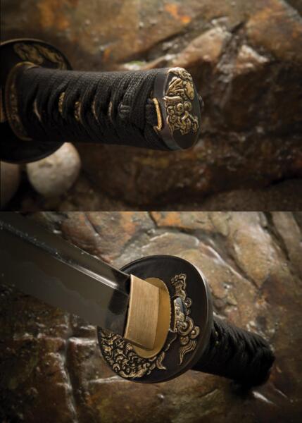 Gold Lion katana