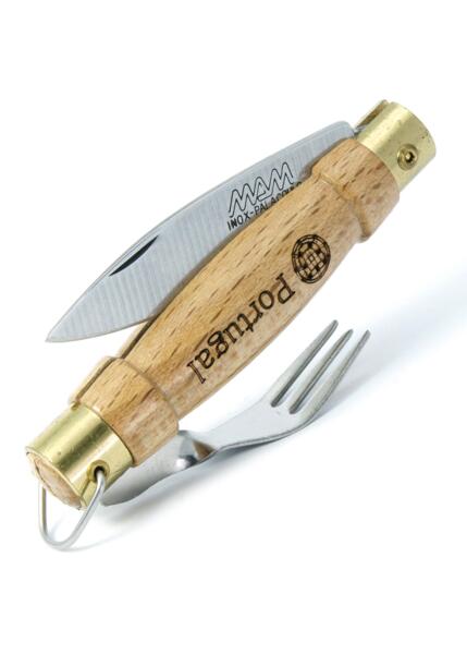 Lommekniv med gaffel