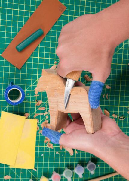 Dalahest udskæringssæt