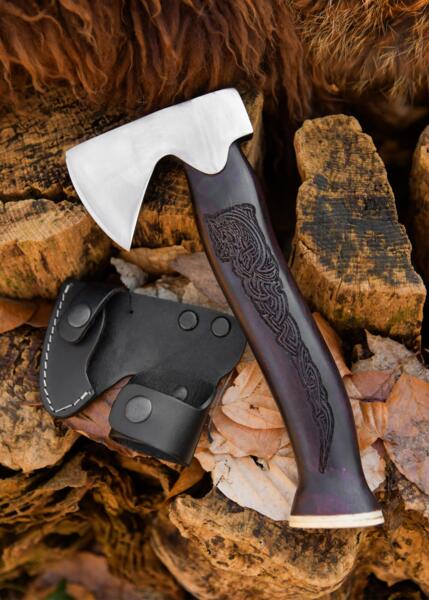 Lille vikingeøkse – dekoreret