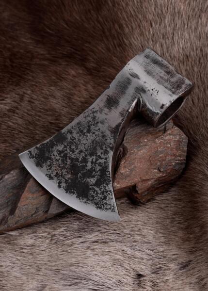 Håndsmedet vikingeøksehoved