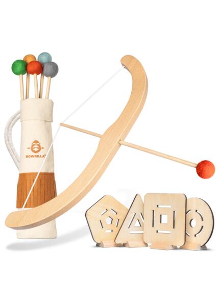 Bue- og pilesæt i træ – fra 3 år