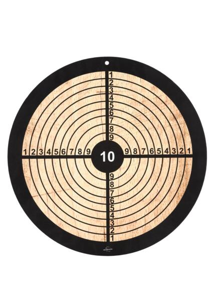 Rund Skydeskive i Træ – Ø 33 cm