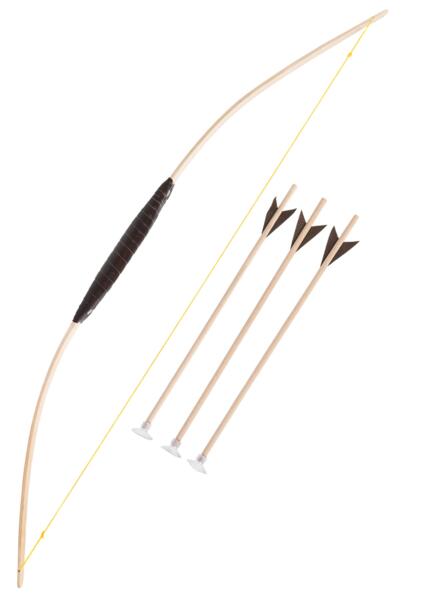 Børnebue i Træ med 3 Pile