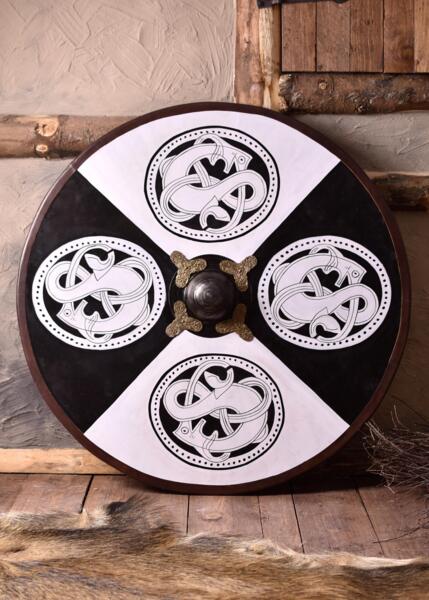 Vikinge Rundskjold i Træ