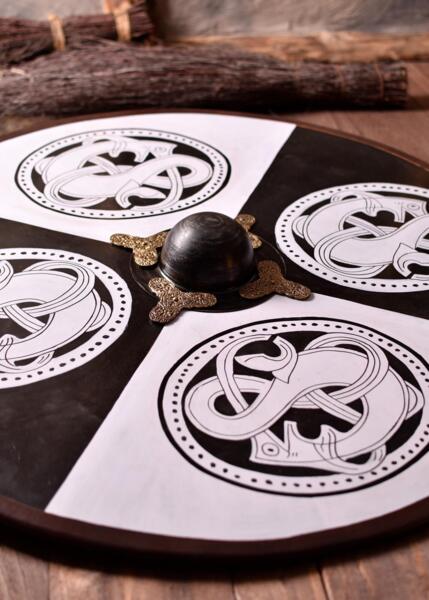 Vikinge Rundskjold i Træ