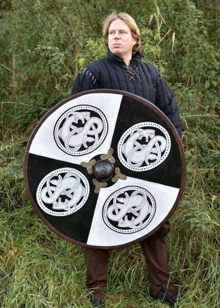 Vikinge Rundskjold i Træ